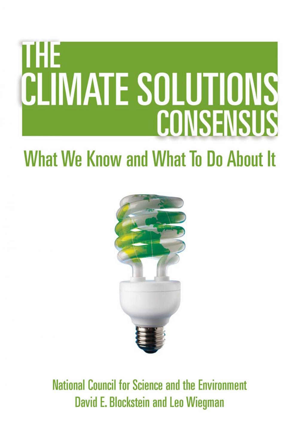 Big bigCover of The Climate Solutions Consensus