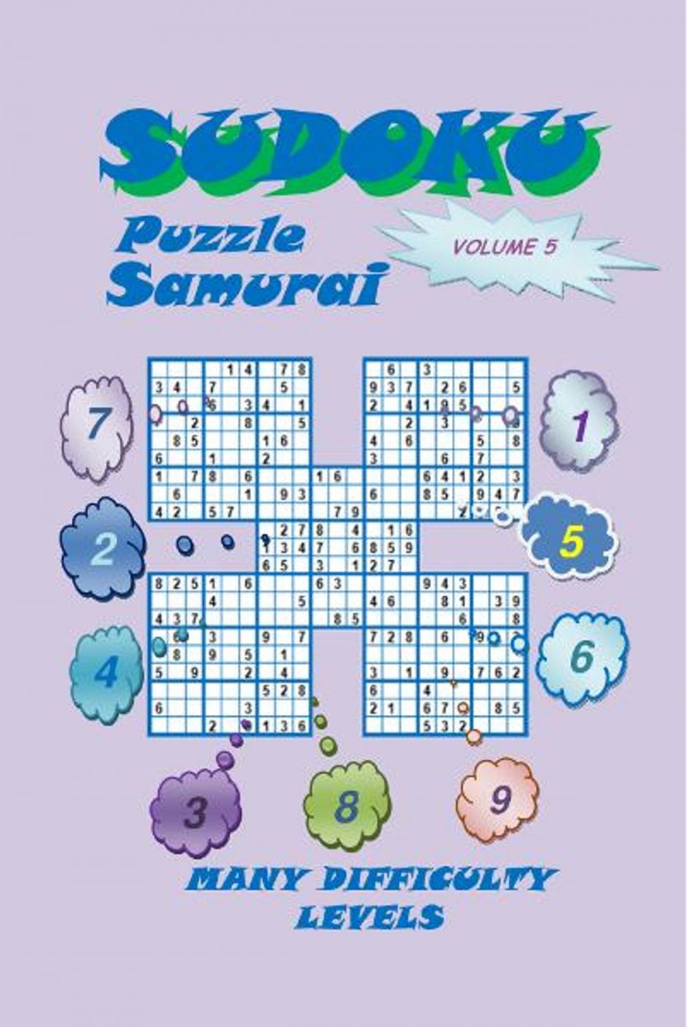 Big bigCover of Sudoku Samurai Puzzle, Volume 5