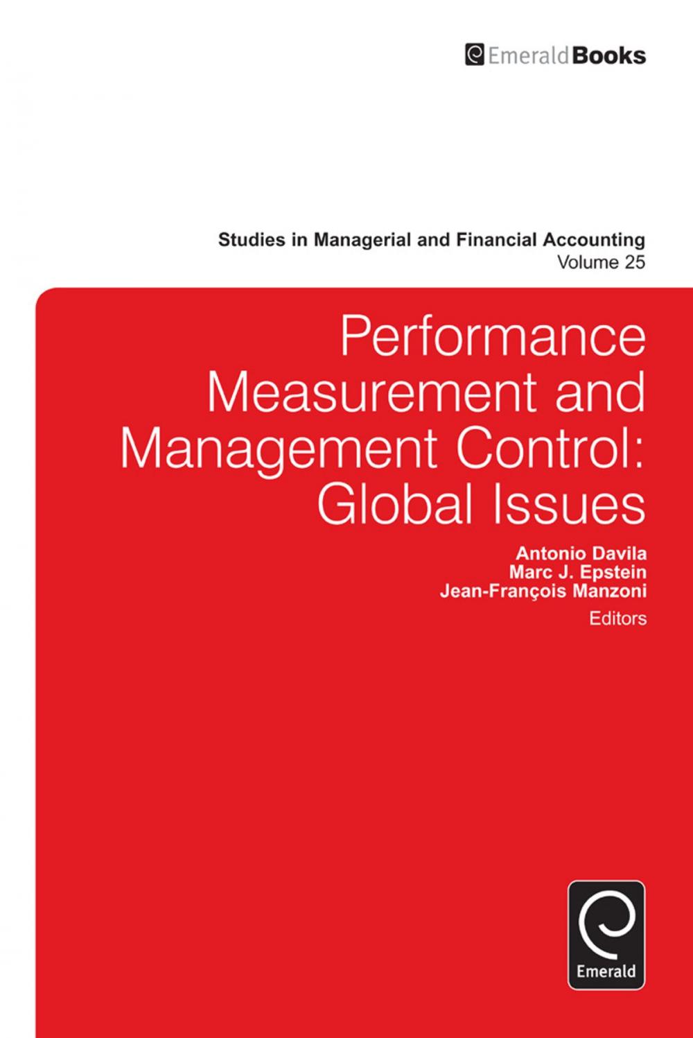 Big bigCover of Performance Measurement and Management Control