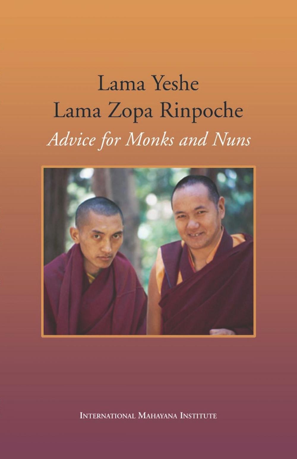 Big bigCover of Advice for Monks and Nuns