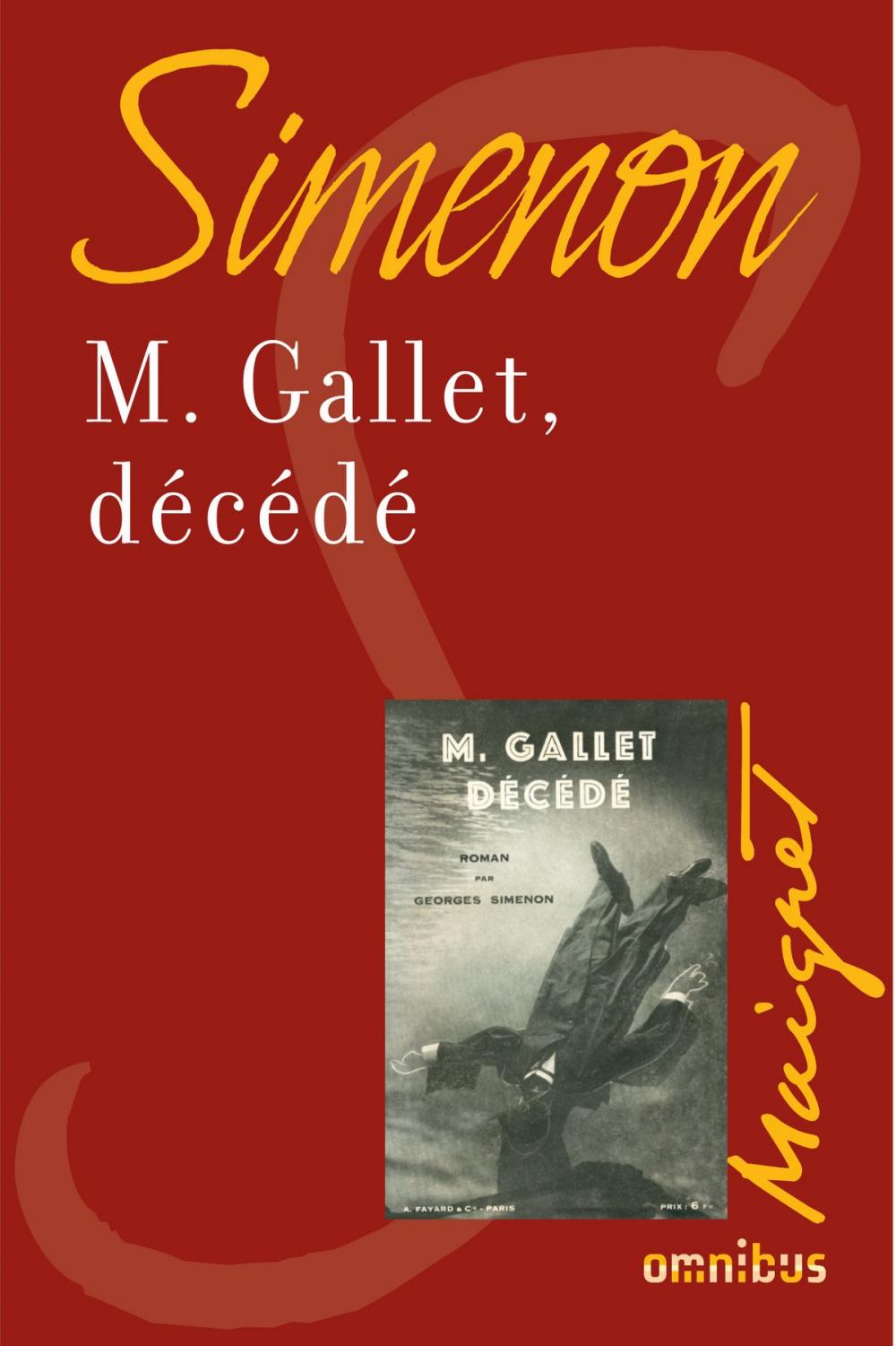 Big bigCover of M.Gallet, décédé