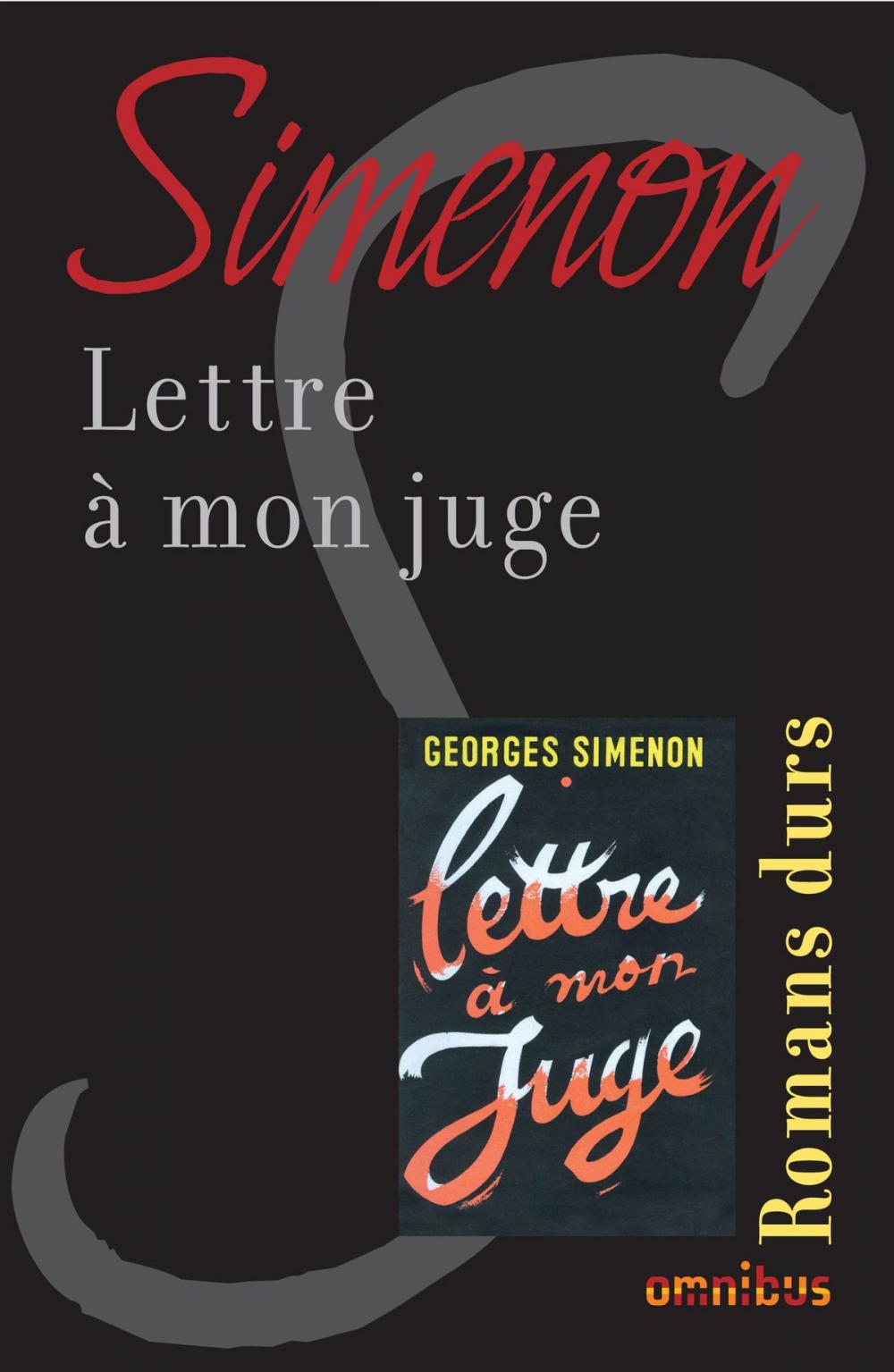 Big bigCover of Lettre à mon juge