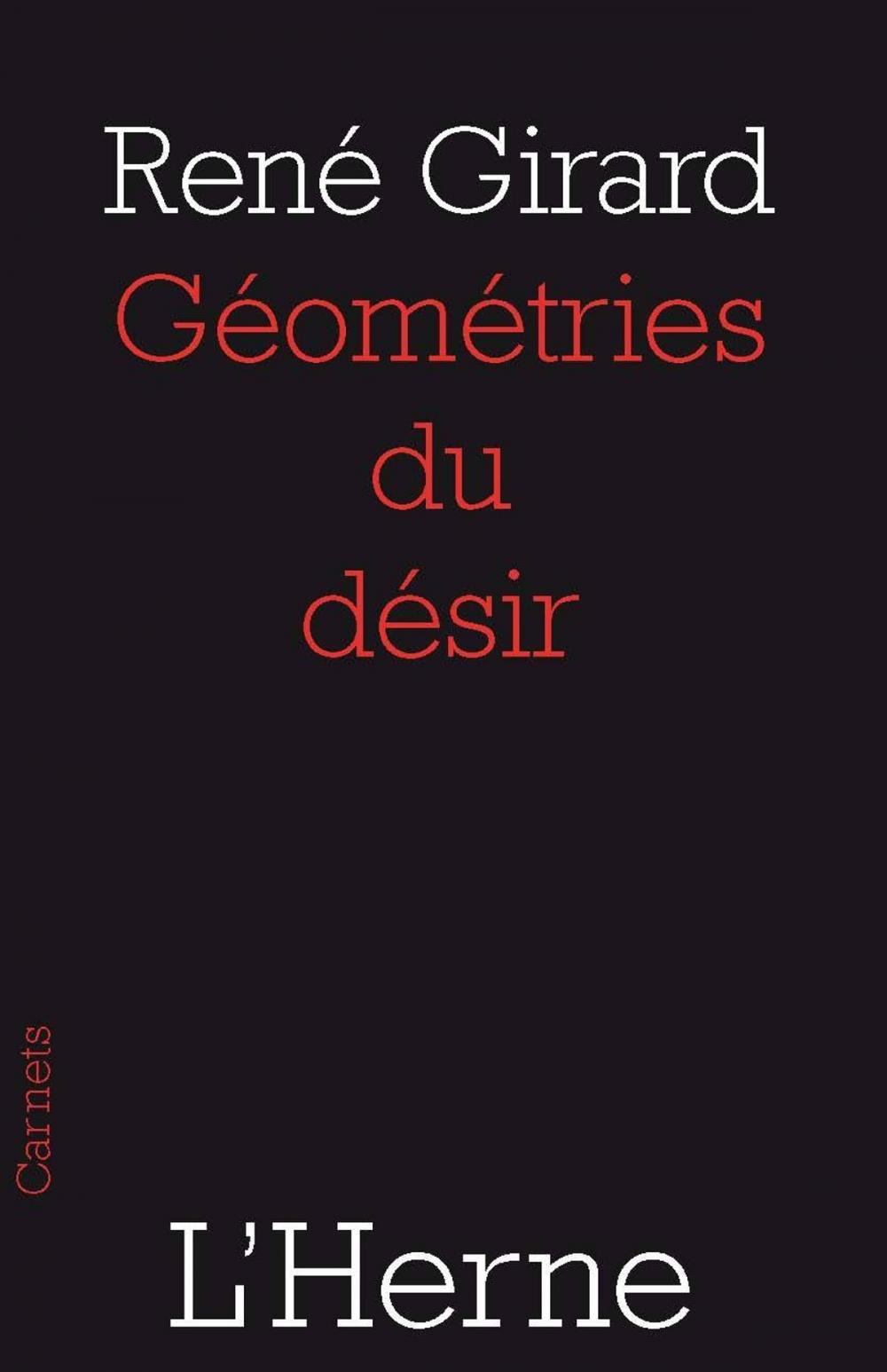 Big bigCover of Géométries du désir