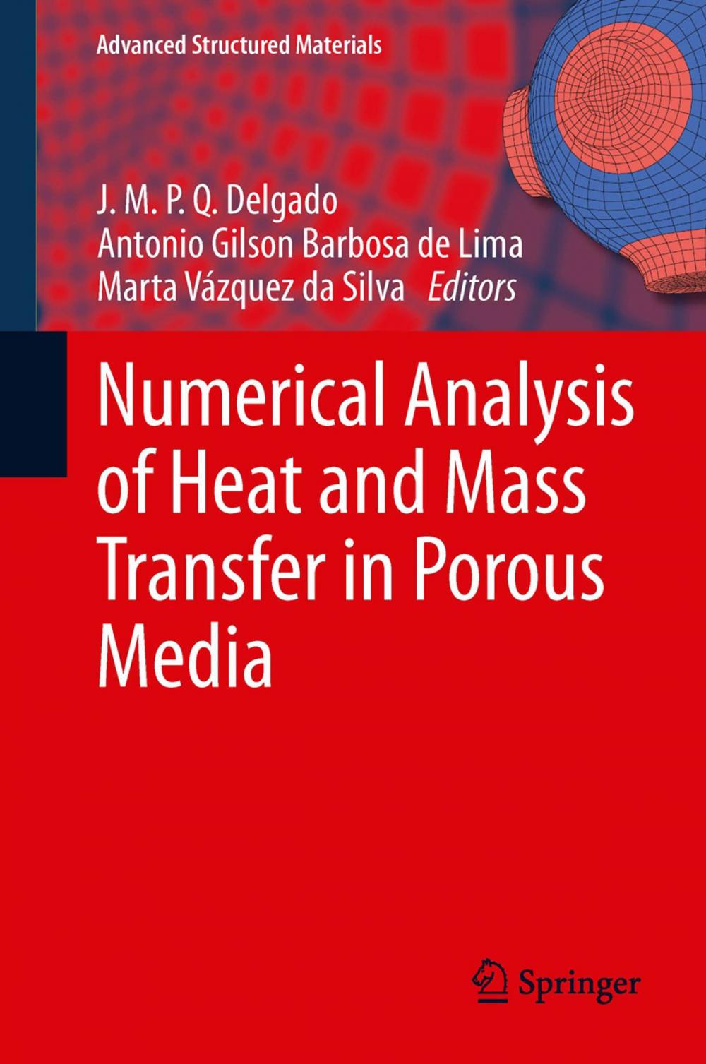 Big bigCover of Numerical Analysis of Heat and Mass Transfer in Porous Media