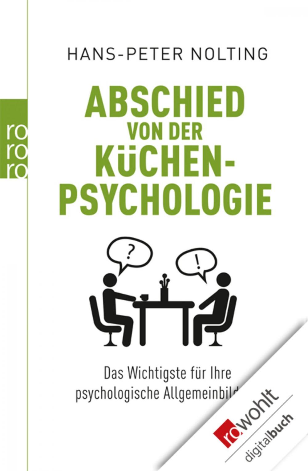 Big bigCover of Abschied von der Küchenpsychologie