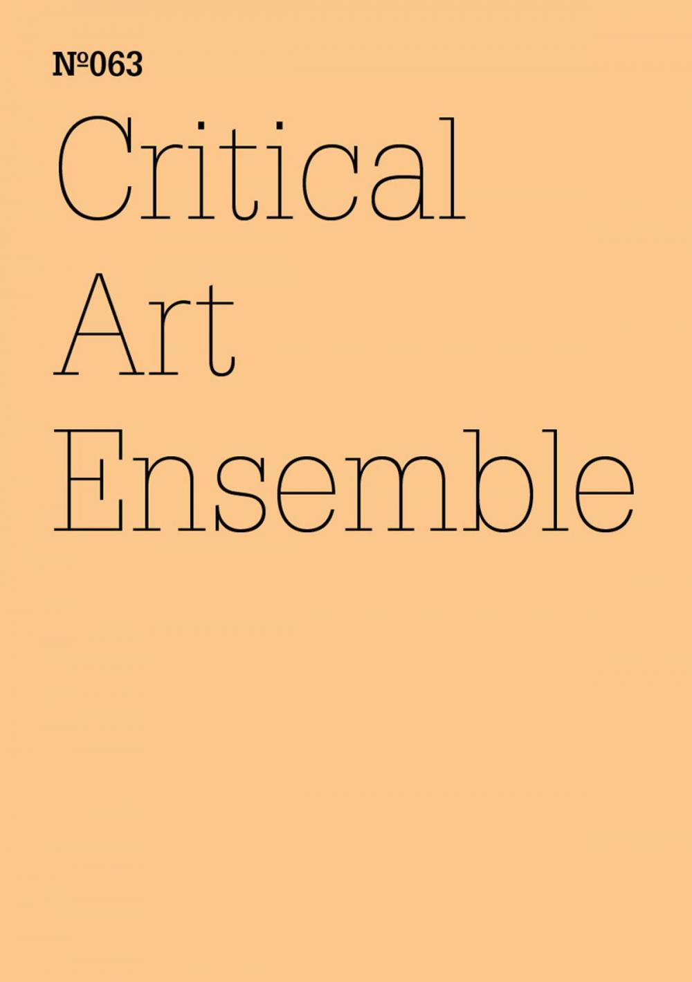 Big bigCover of Critical Art Ensemble