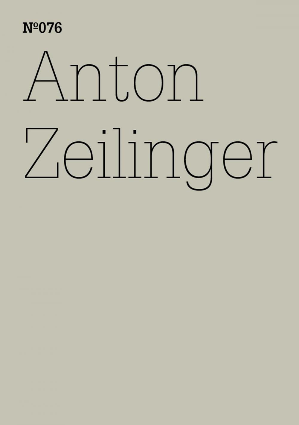 Big bigCover of Anton Zeilinger