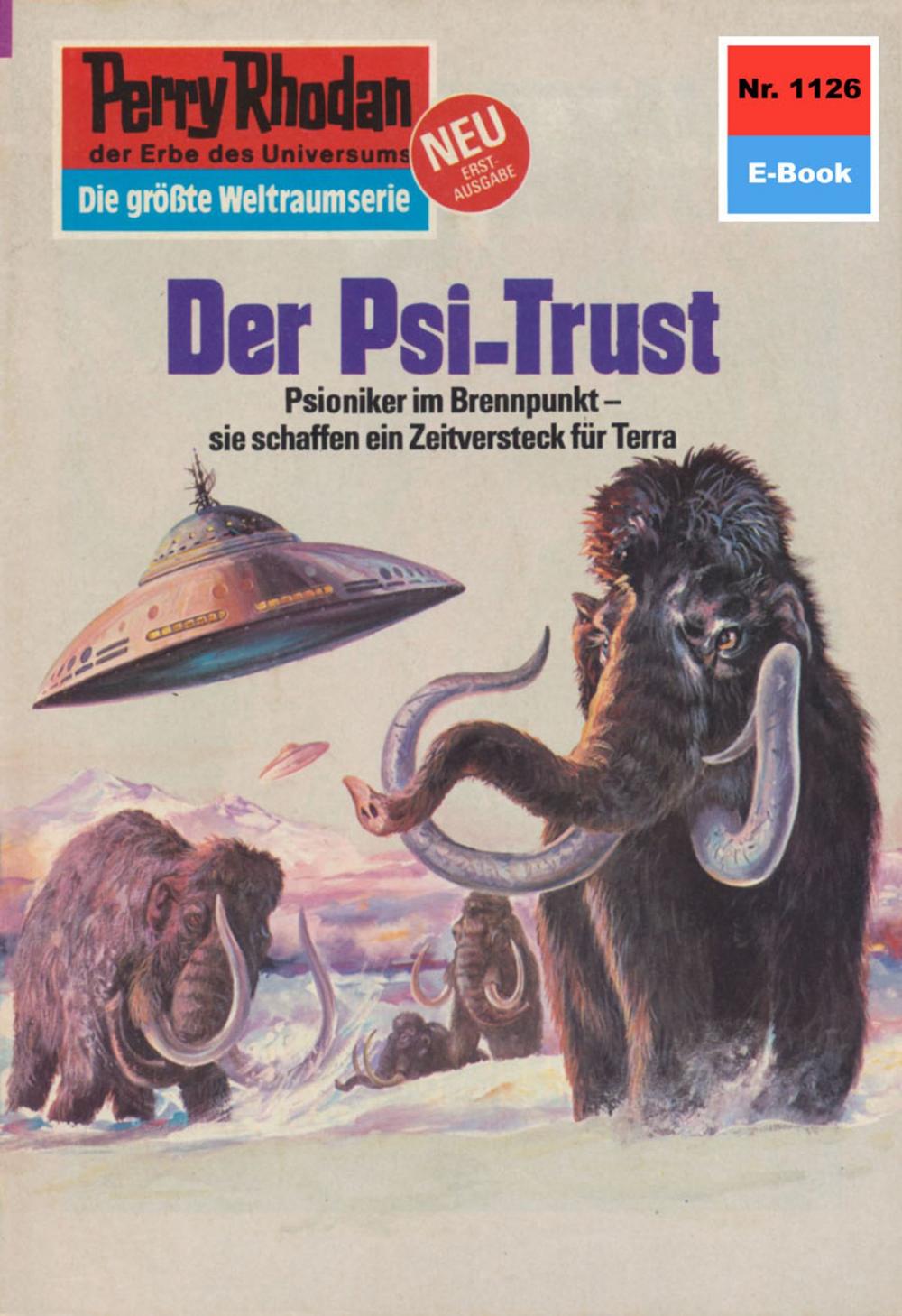 Big bigCover of Perry Rhodan 1126: Der Psi-Trust