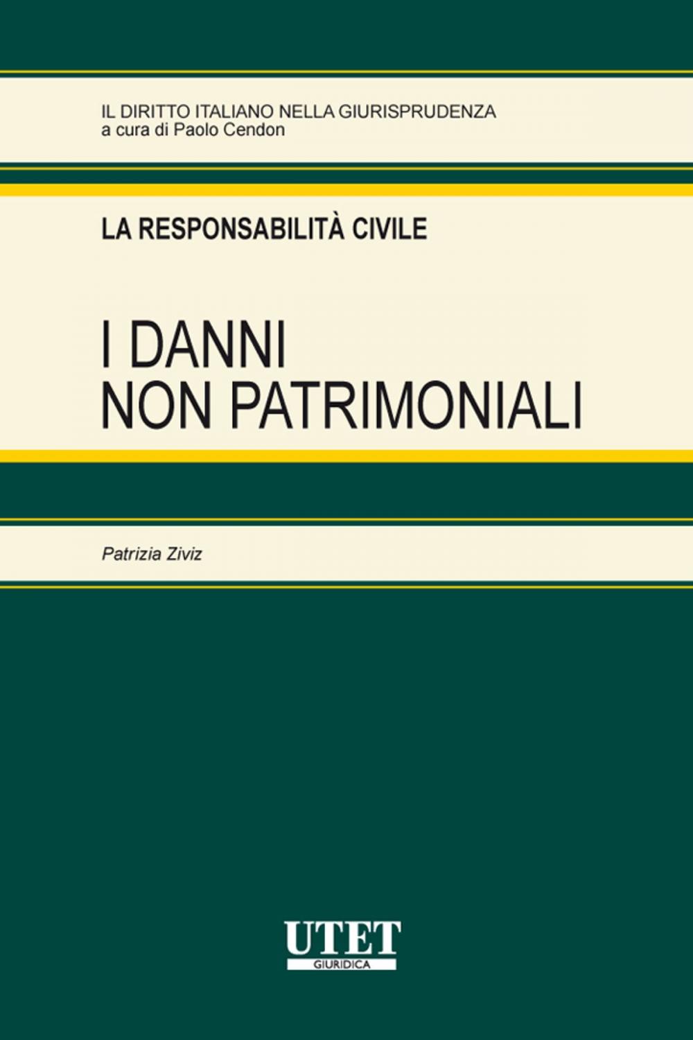 Big bigCover of I danni non patrimoniali