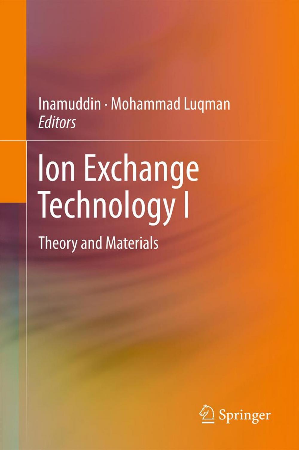 Big bigCover of Ion Exchange Technology I