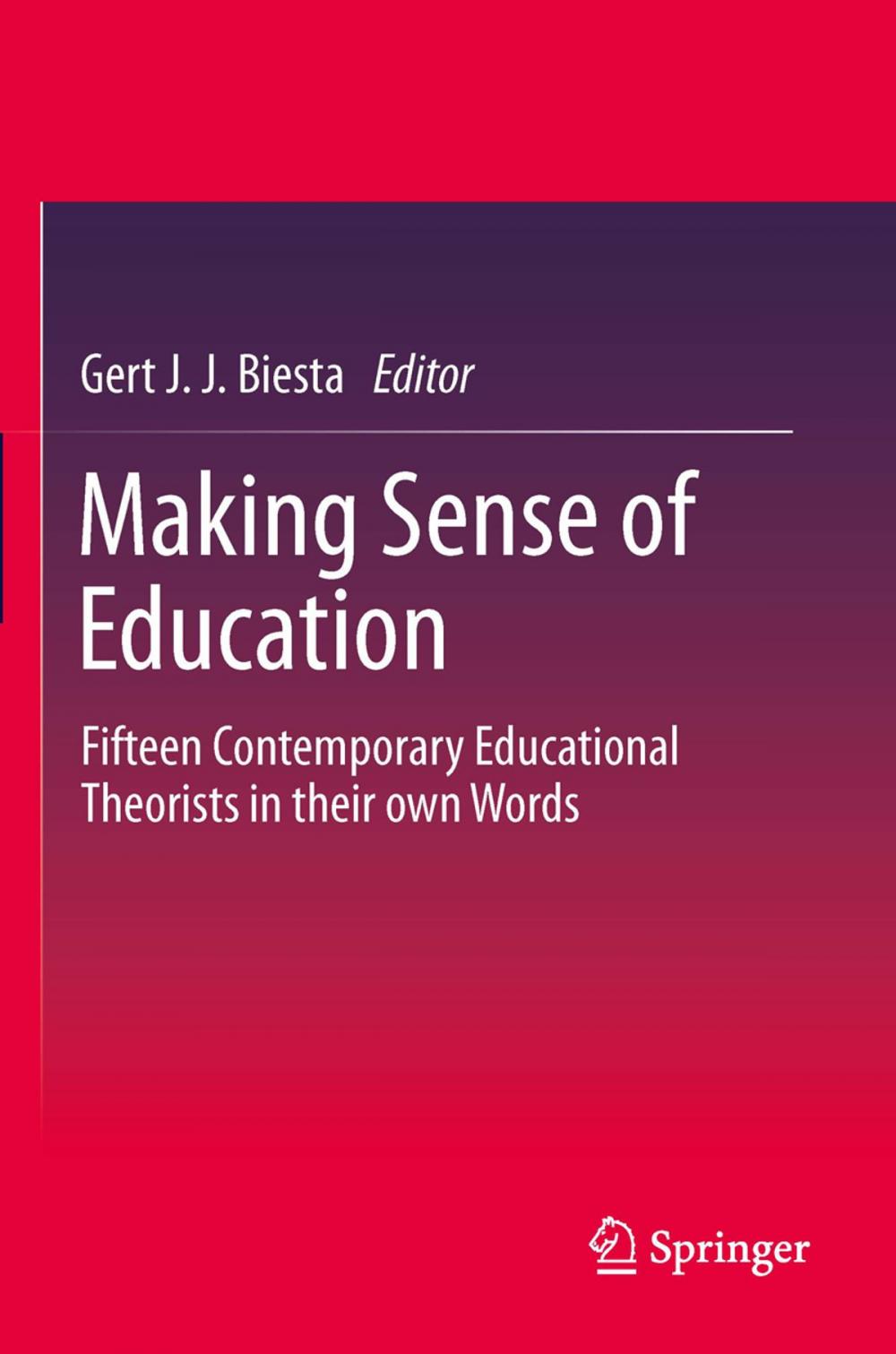 Big bigCover of Making Sense of Education