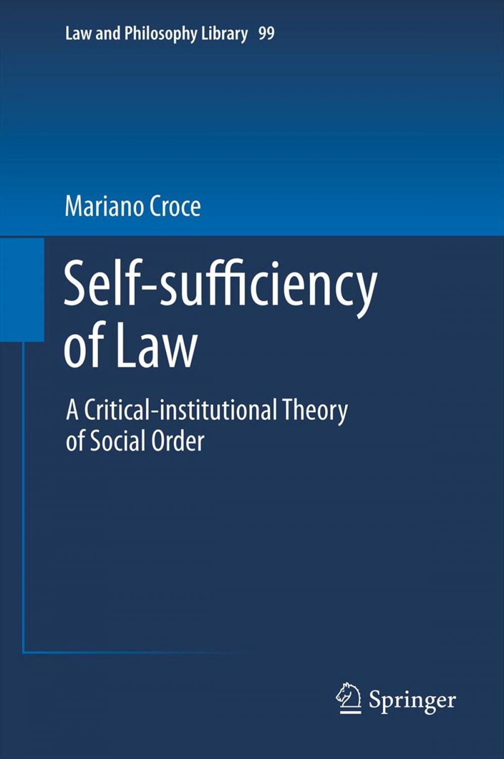 Big bigCover of Self-sufficiency of Law