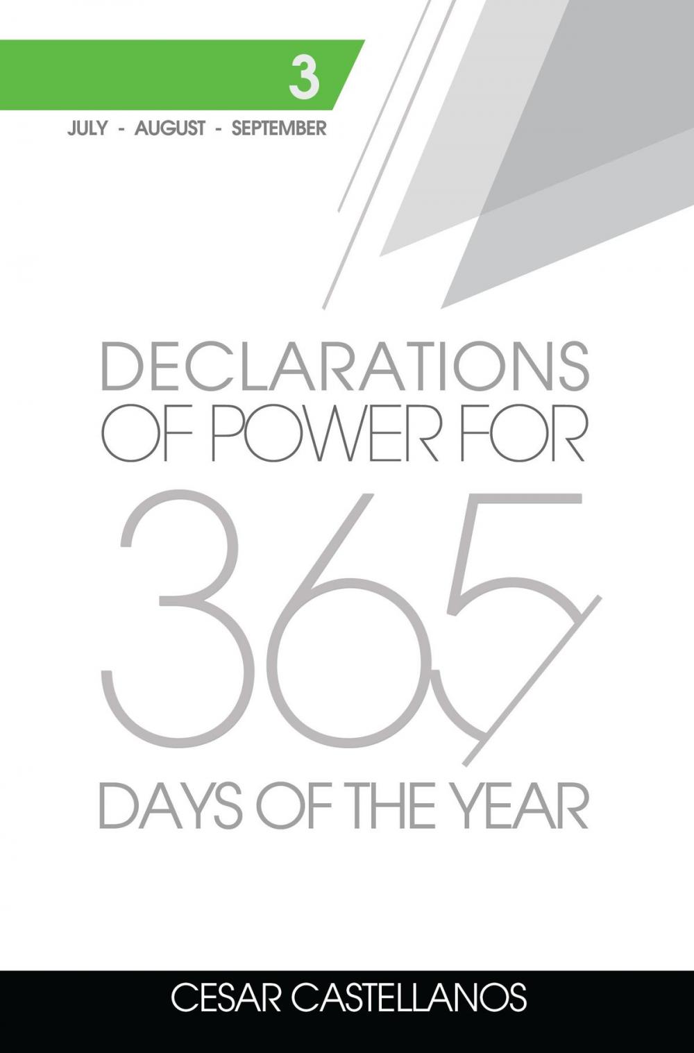 Big bigCover of Declarations of Power For 365 Days of the Year