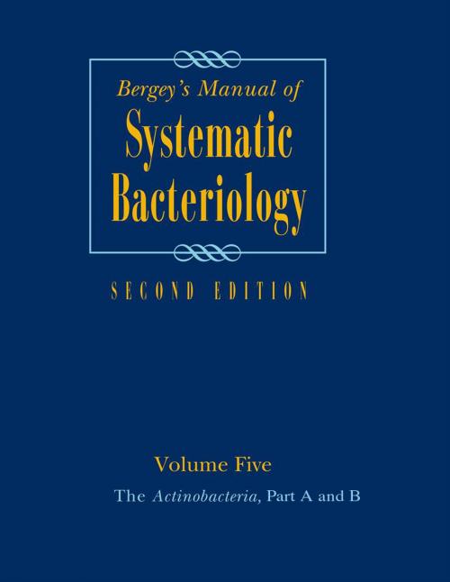 Cover of the book Bergey's Manual of Systematic Bacteriology by Aidan Parte, Springer New York