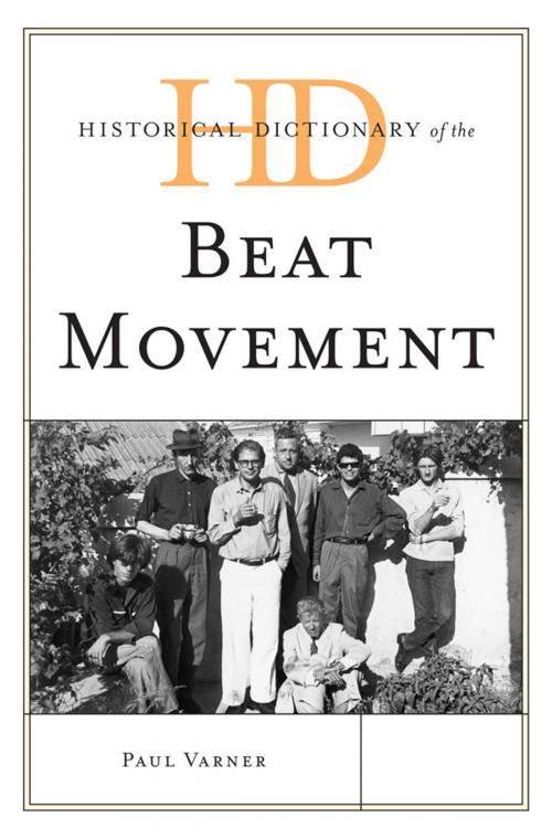 Cover of the book Historical Dictionary of the Beat Movement by Paul Varner, Scarecrow Press