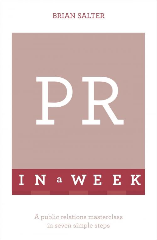 Cover of the book PR In A Week by Brian Salter, Hodder & Stoughton