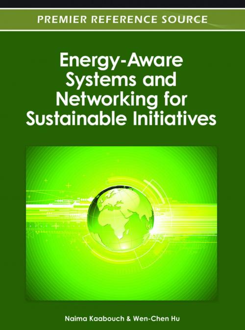 Cover of the book Energy-Aware Systems and Networking for Sustainable Initiatives by Naima Kaabouch, Wen-Chen Hu, IGI Global