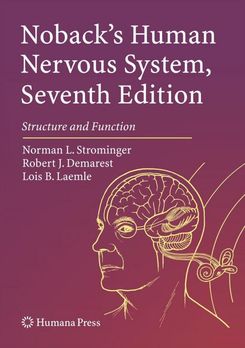 Cover of the book Noback's Human Nervous System, Seventh Edition by Norman L. Strominger, Robert J. Demarest, Lois B. Laemle, Humana Press