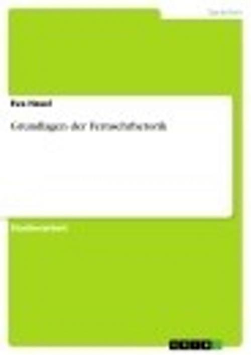 Cover of the book Grundlagen der Fernsehrhetorik by Eva Hasel, GRIN Verlag