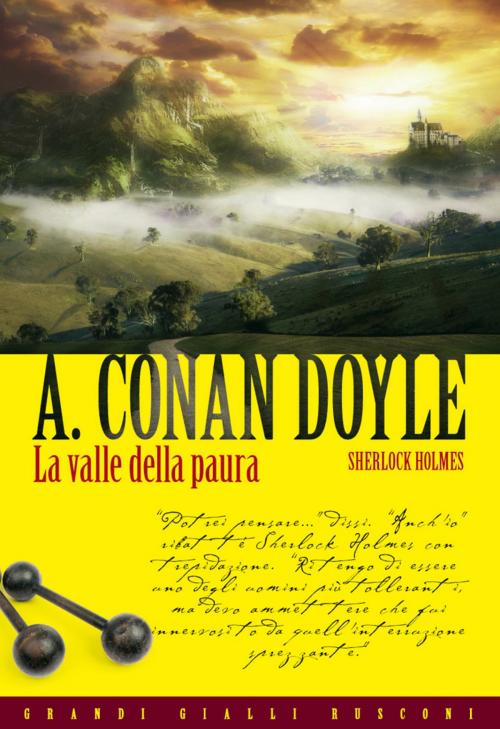 Cover of the book La valle della paura by Arthur Conan Doyle, Rusconi Libri