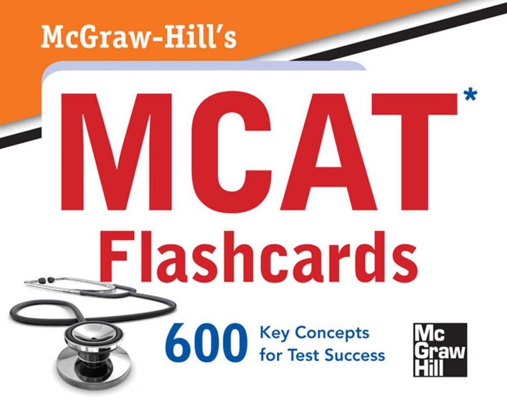 Big bigCover of McGraw-Hill's MCAT Flashcards