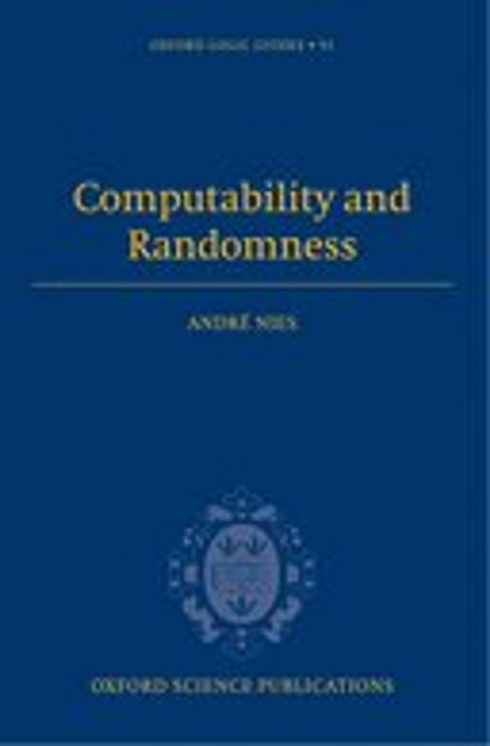 Big bigCover of Computability and Randomness