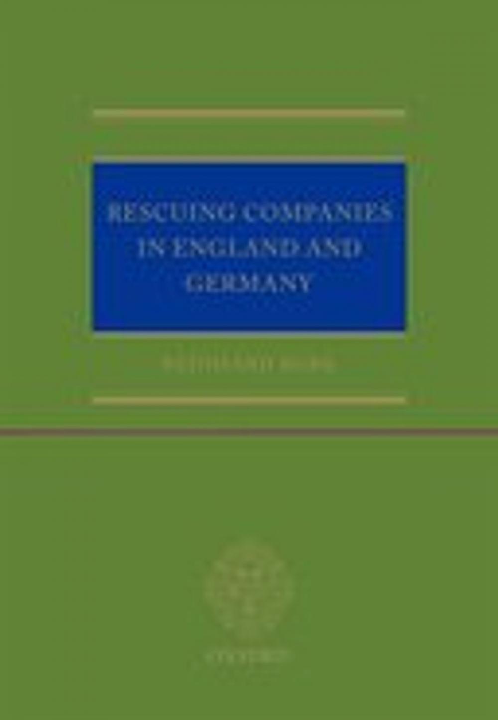 Big bigCover of Rescuing Companies in England and Germany