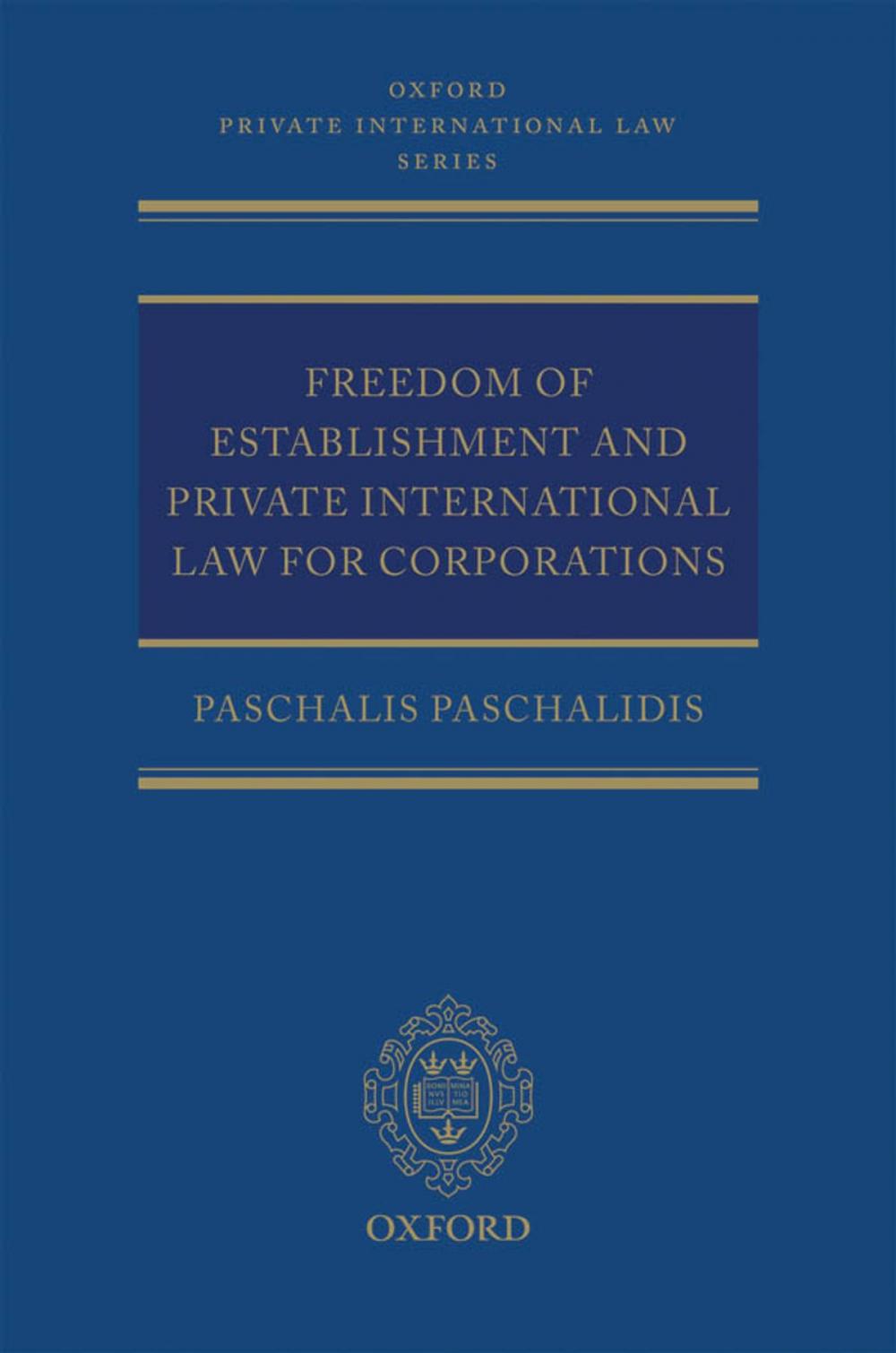 Big bigCover of Freedom of Establishment and Private International Law for Corporations