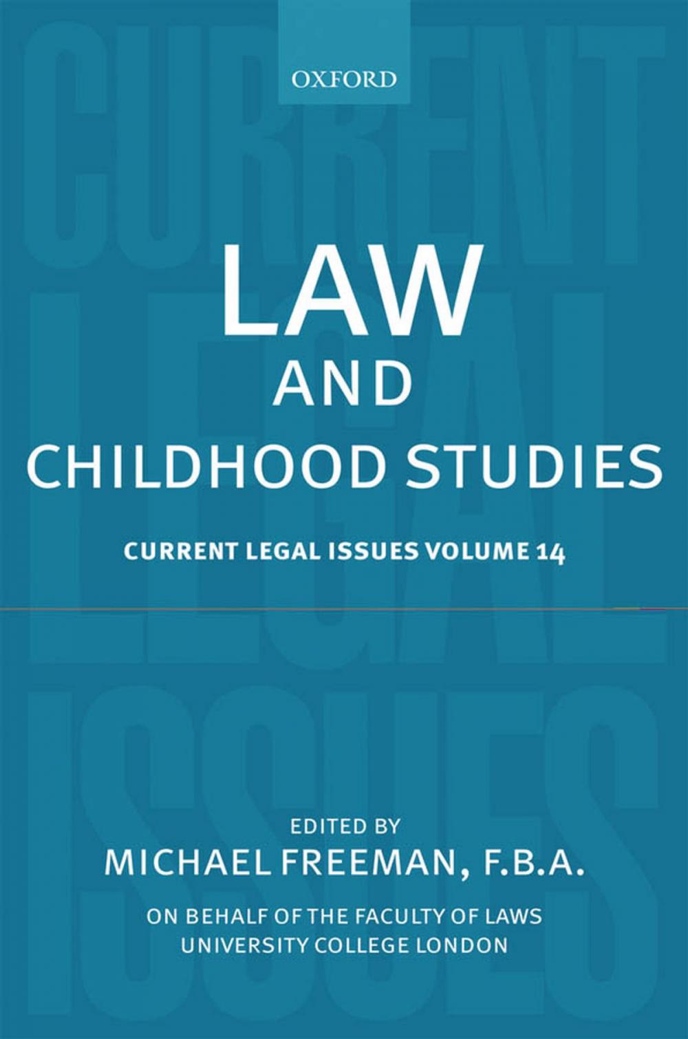 Big bigCover of Law and Childhood Studies