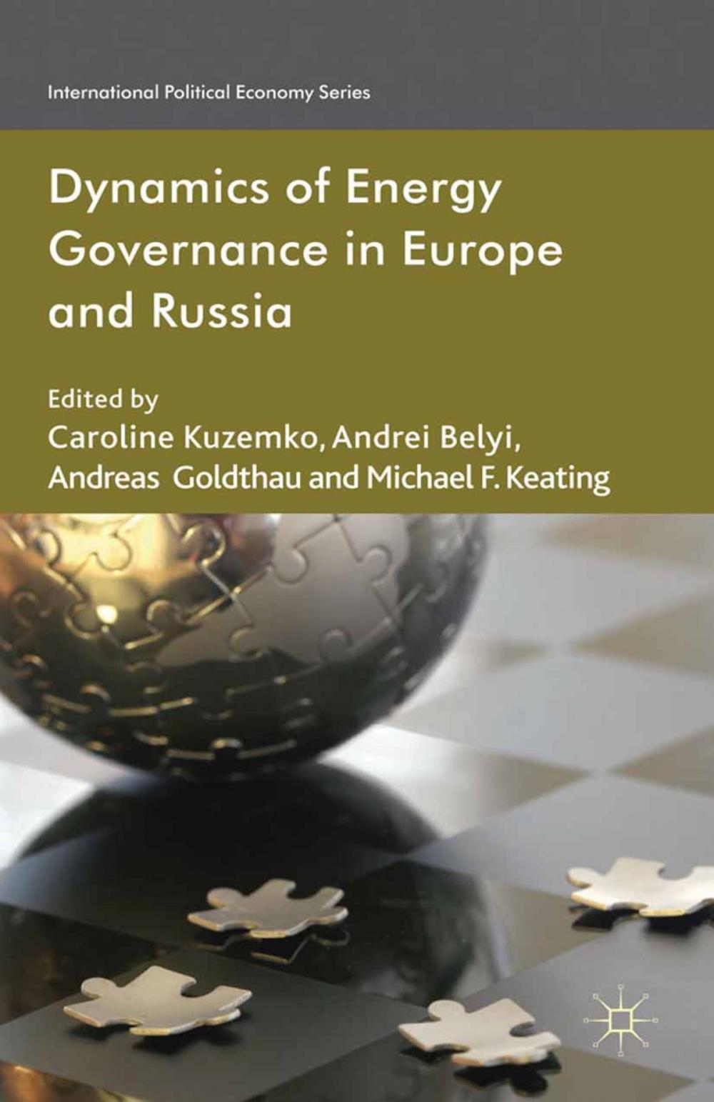 Big bigCover of Dynamics of Energy Governance in Europe and Russia