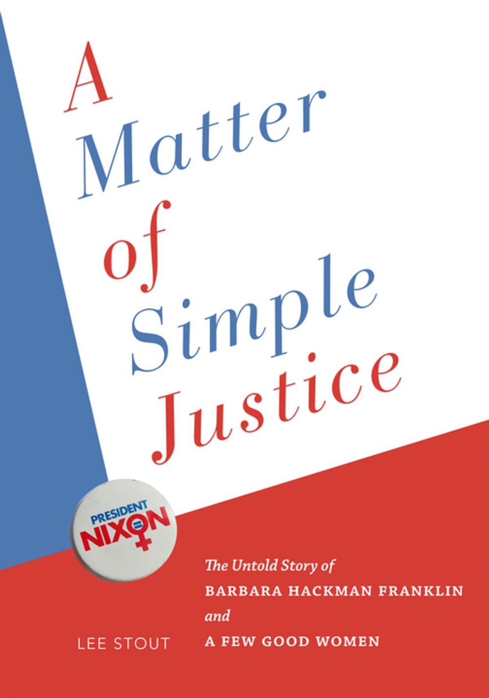 Big bigCover of A Matter of Simple Justice