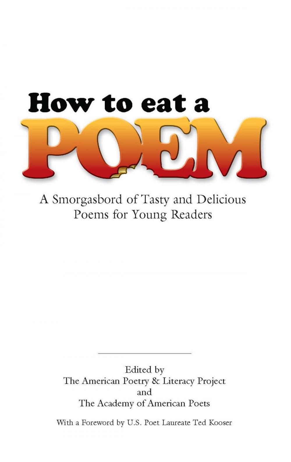 Big bigCover of How to Eat a Poem