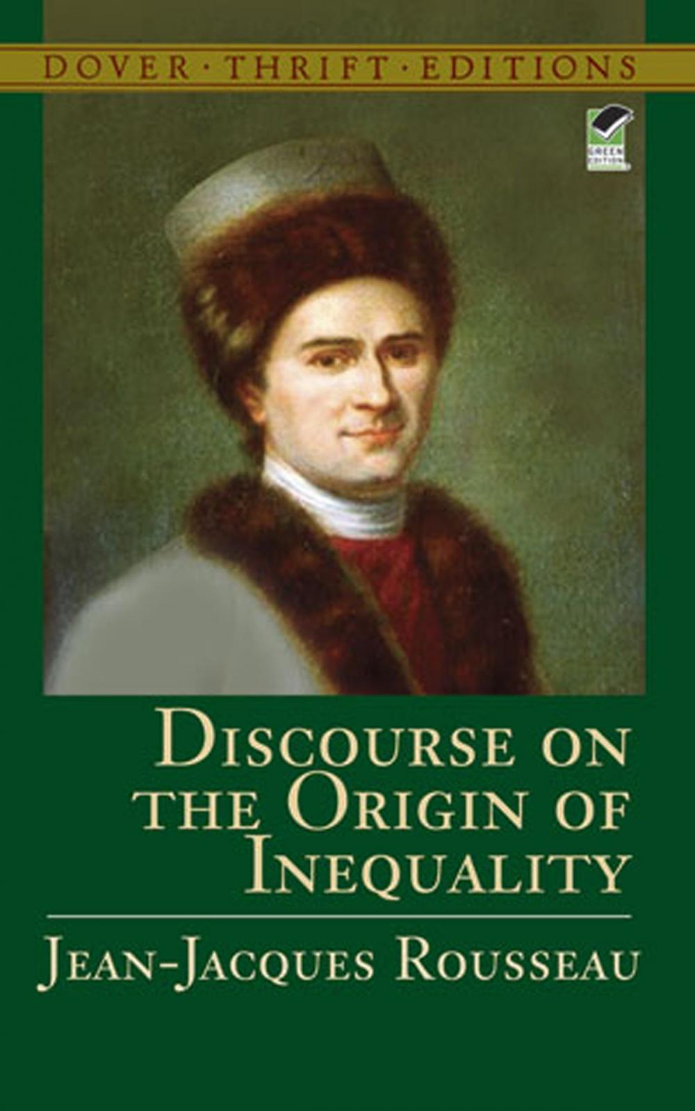 Big bigCover of Discourse on the Origin of Inequality