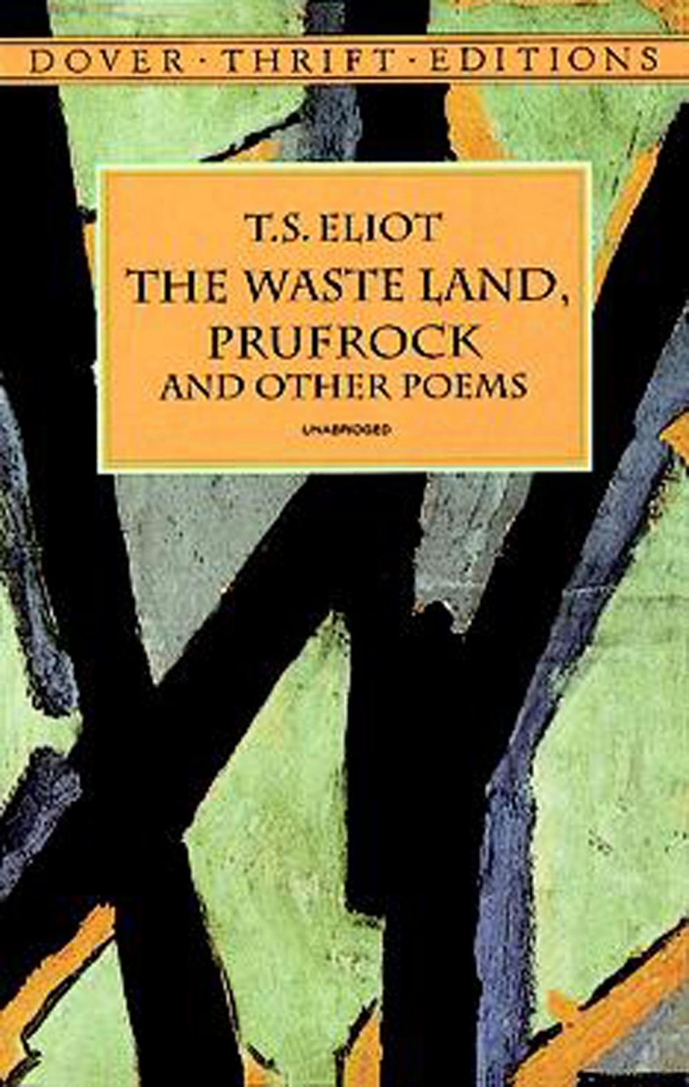 Big bigCover of The Waste Land, Prufrock and Other Poems