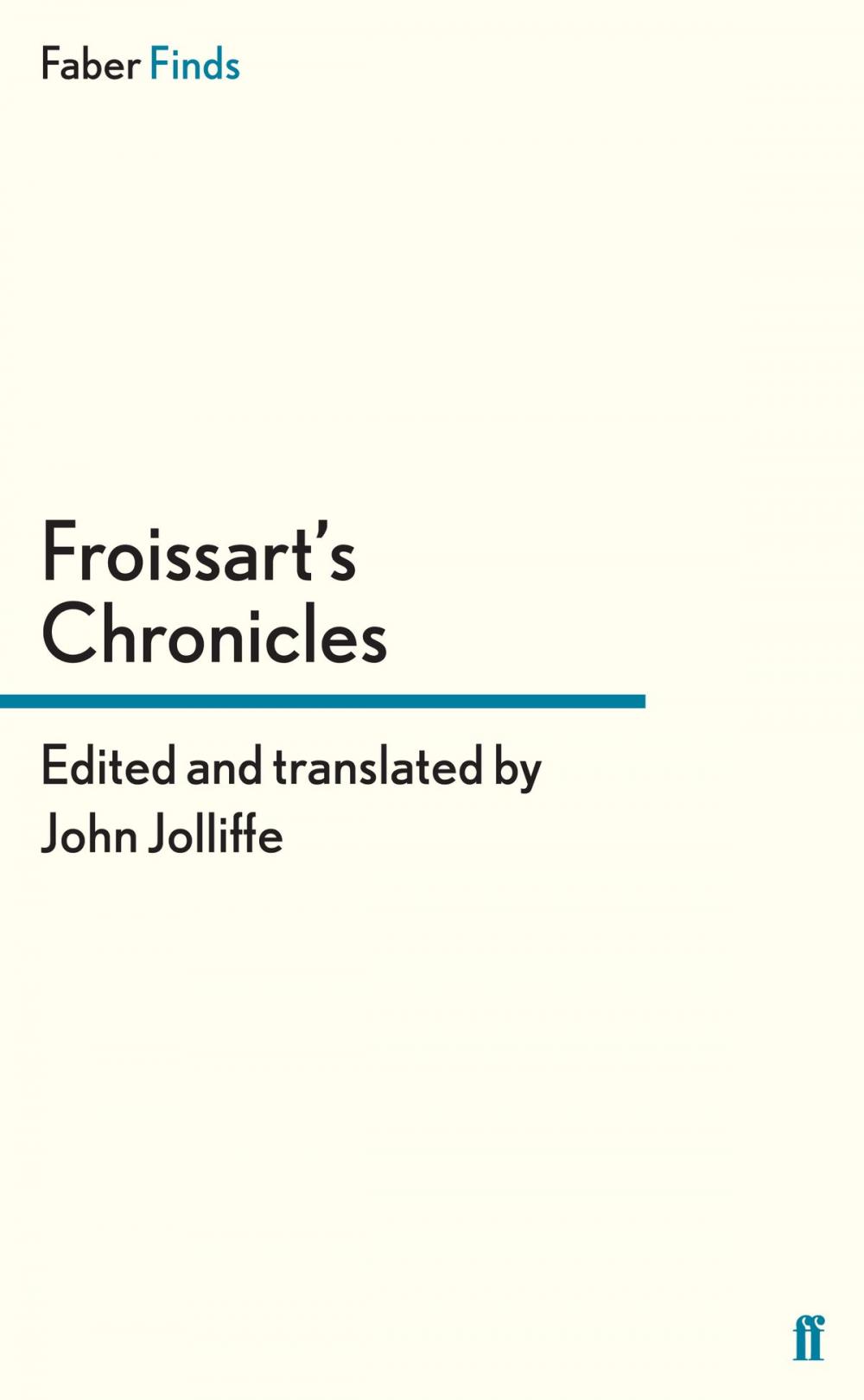 Big bigCover of Froissart's Chronicles