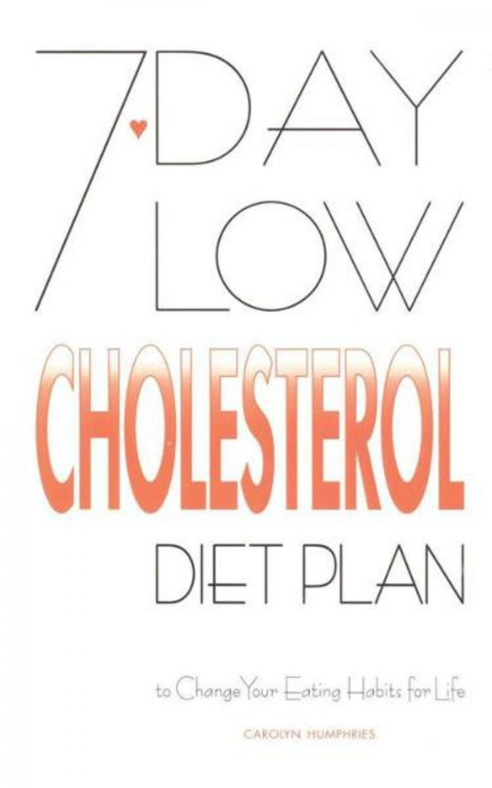 Big bigCover of 7-Day Low Cholesterol Diet Plan