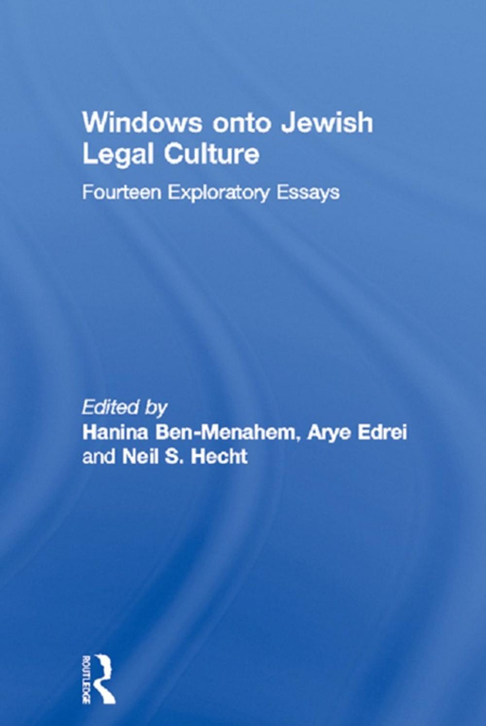 Big bigCover of Windows onto Jewish Legal Culture