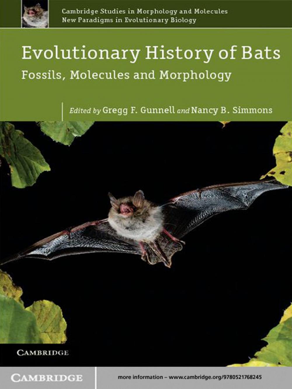 Big bigCover of Evolutionary History of Bats