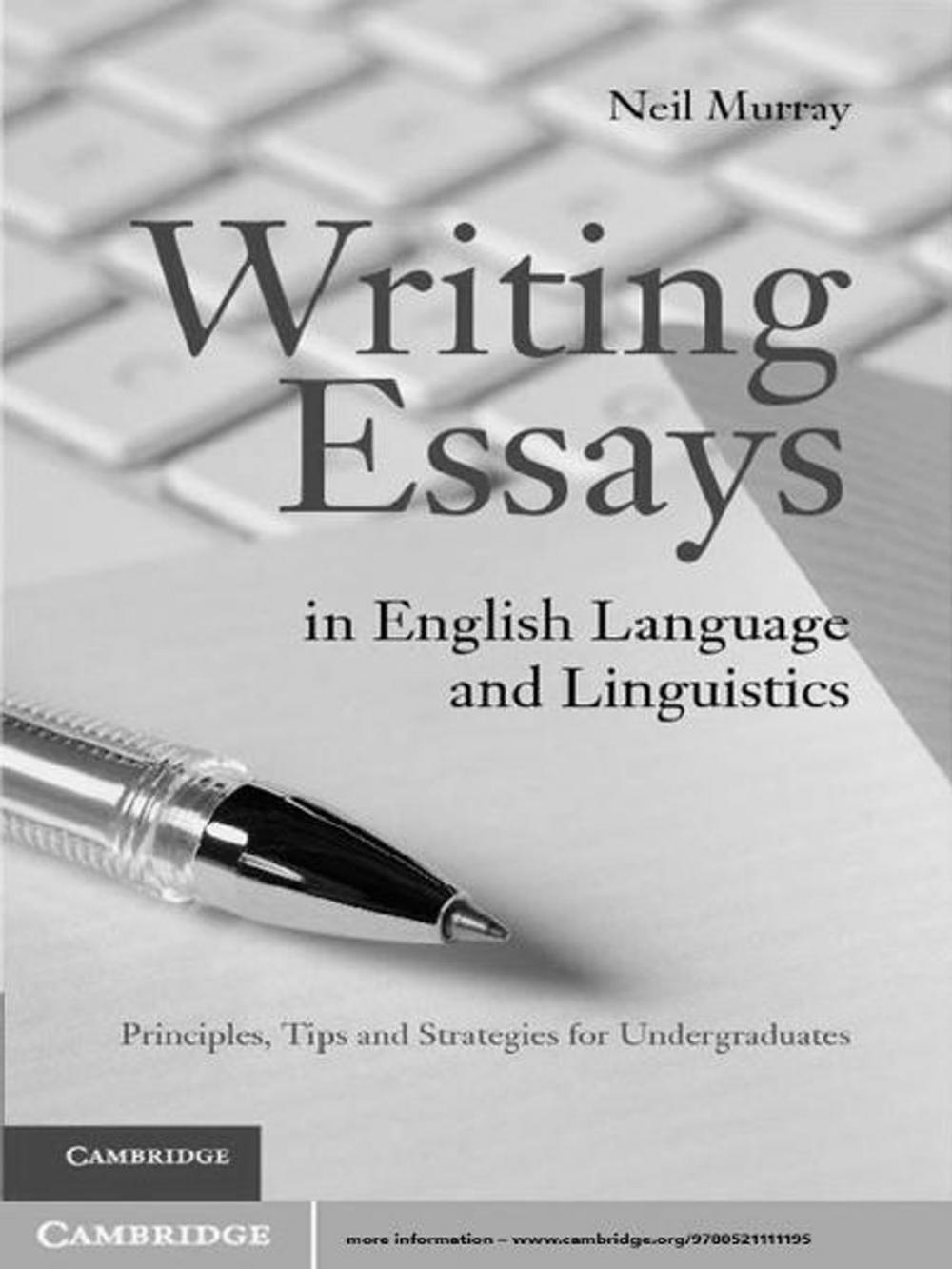 Big bigCover of Writing Essays in English Language and Linguistics