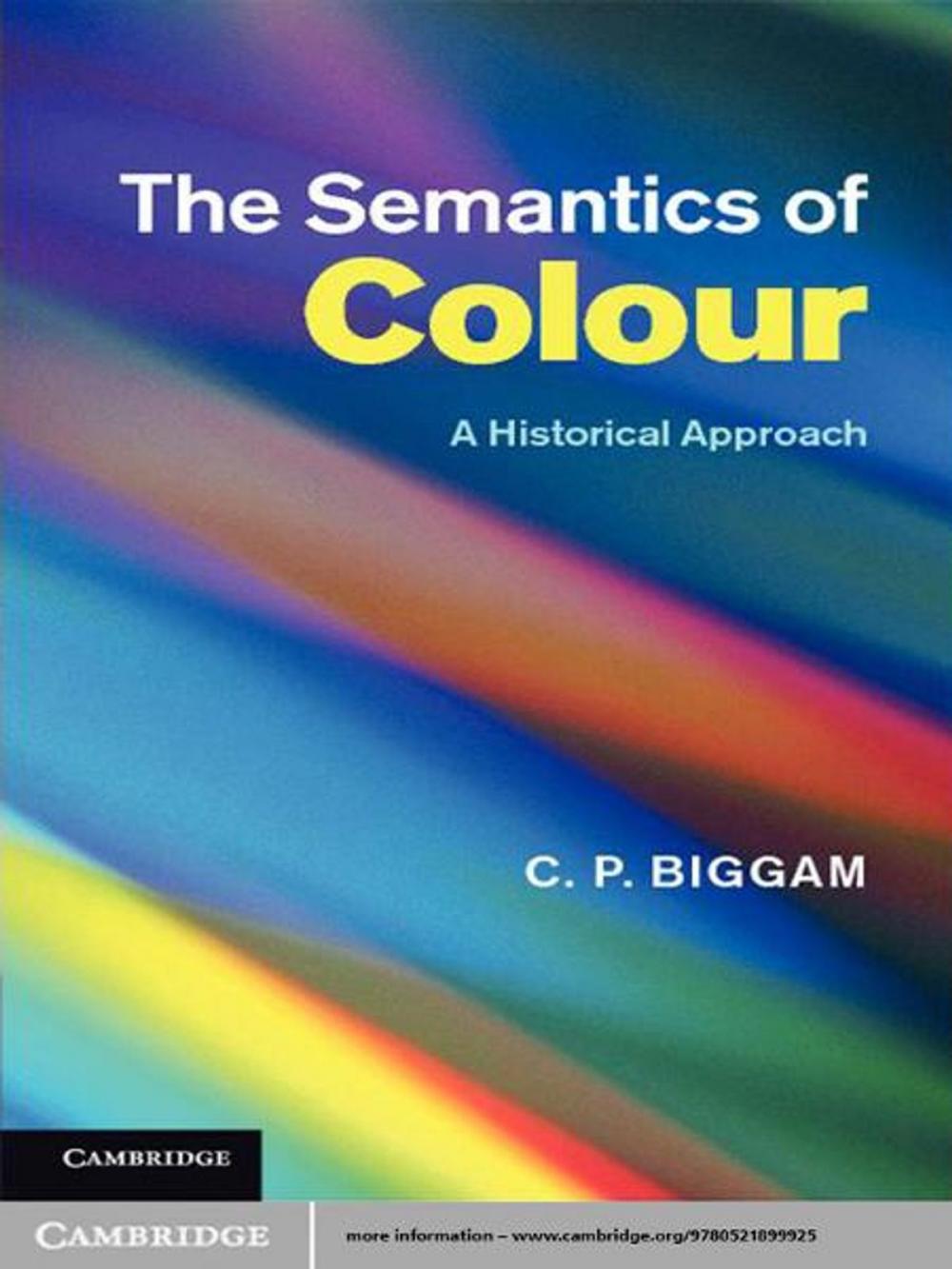 Big bigCover of The Semantics of Colour