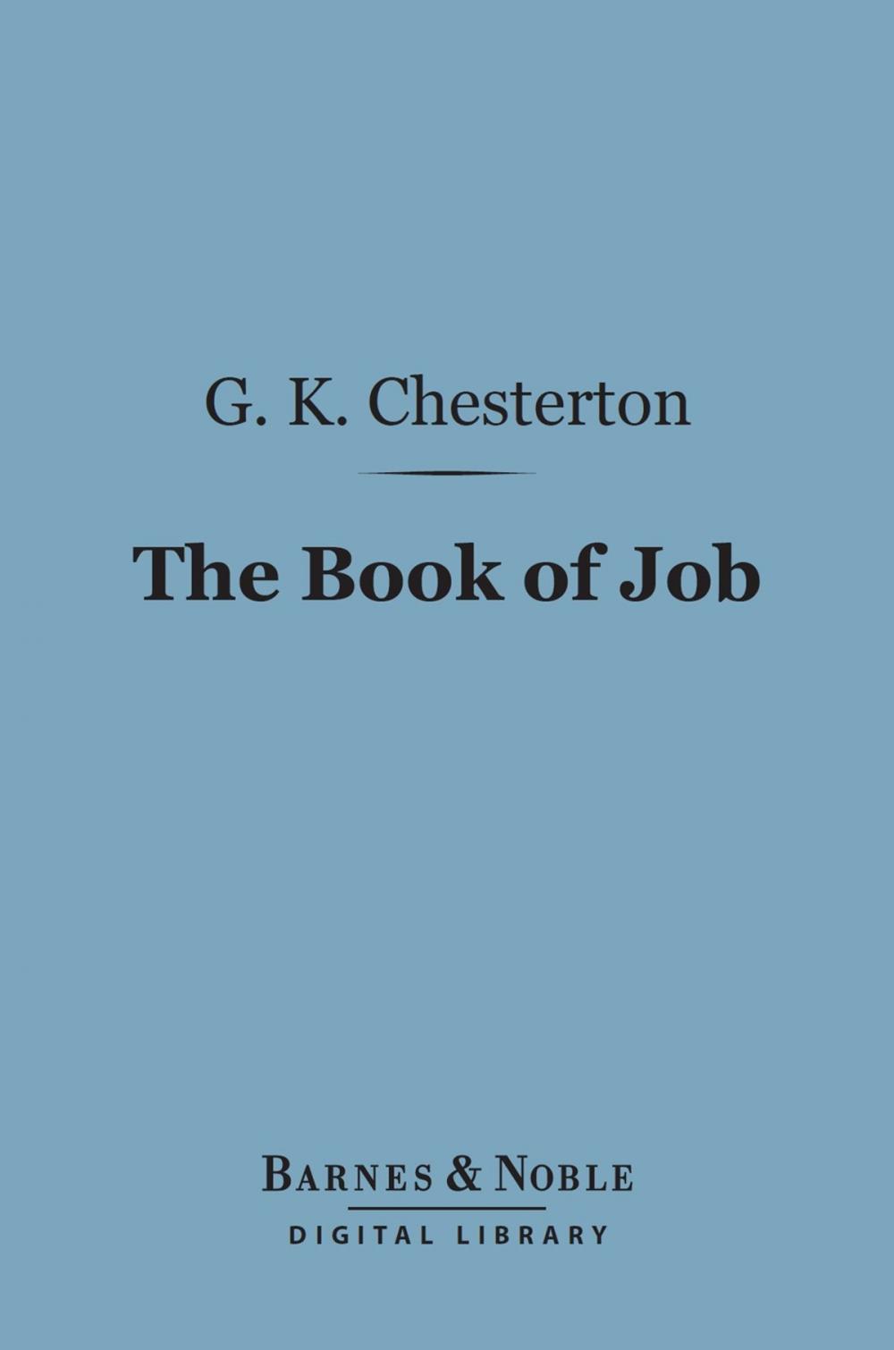 Big bigCover of The Book of Job (Barnes & Noble Digital Library)