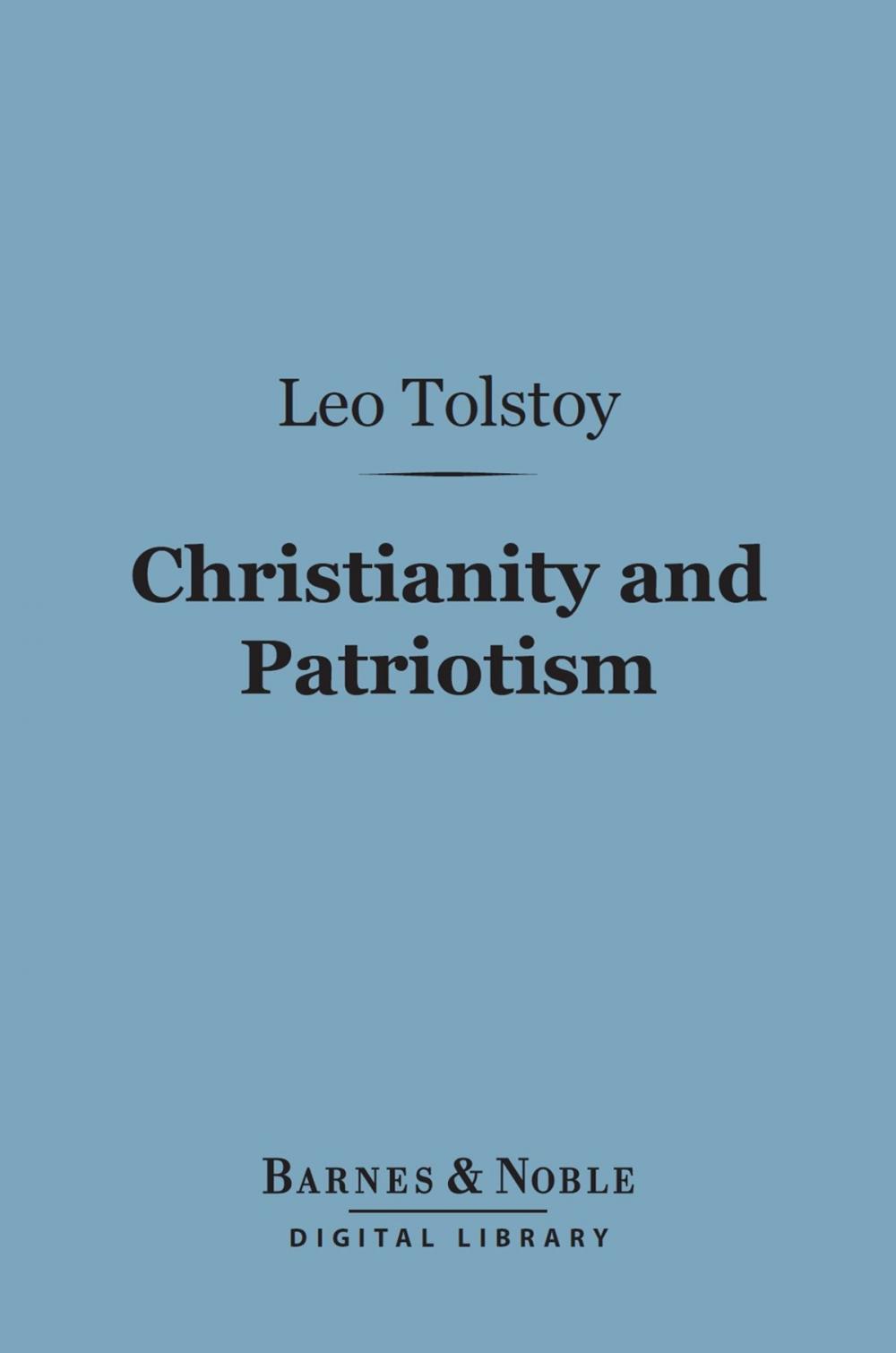 Big bigCover of Christianity and Patriotism (Barnes & Noble Digital Library)