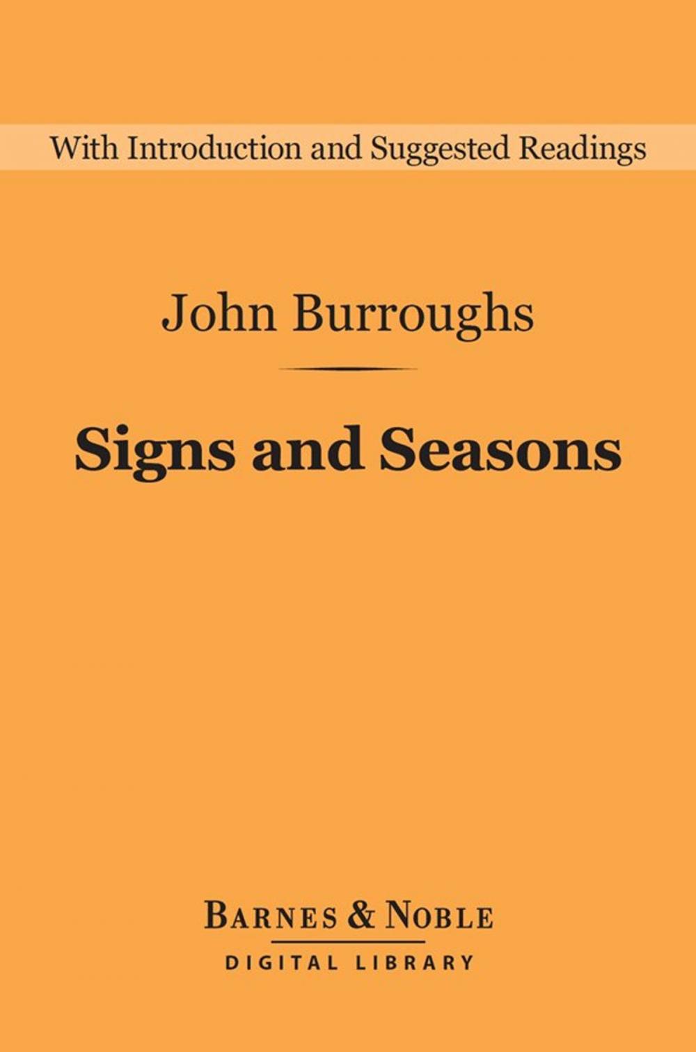 Big bigCover of Signs and Seasons (Barnes & Noble Digital Library)