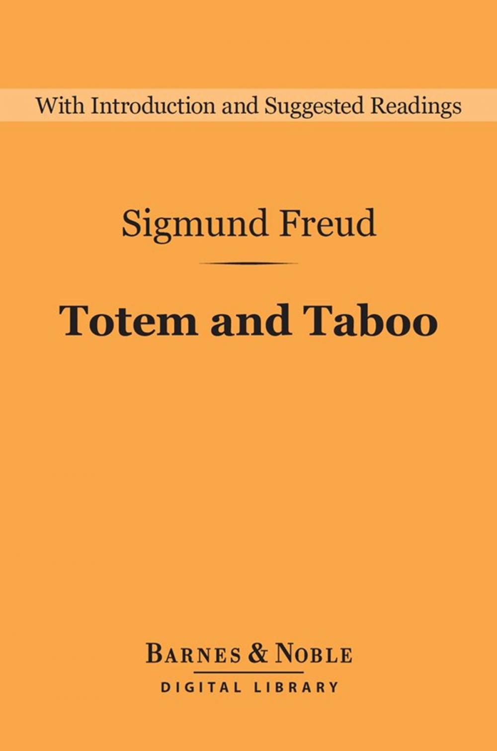 Big bigCover of Totem and Taboo (Barnes & Noble Digital Library)