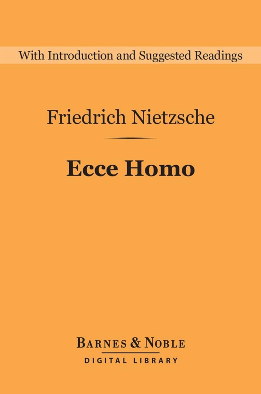 Big bigCover of Ecce Homo (Barnes & Noble Digital Library)