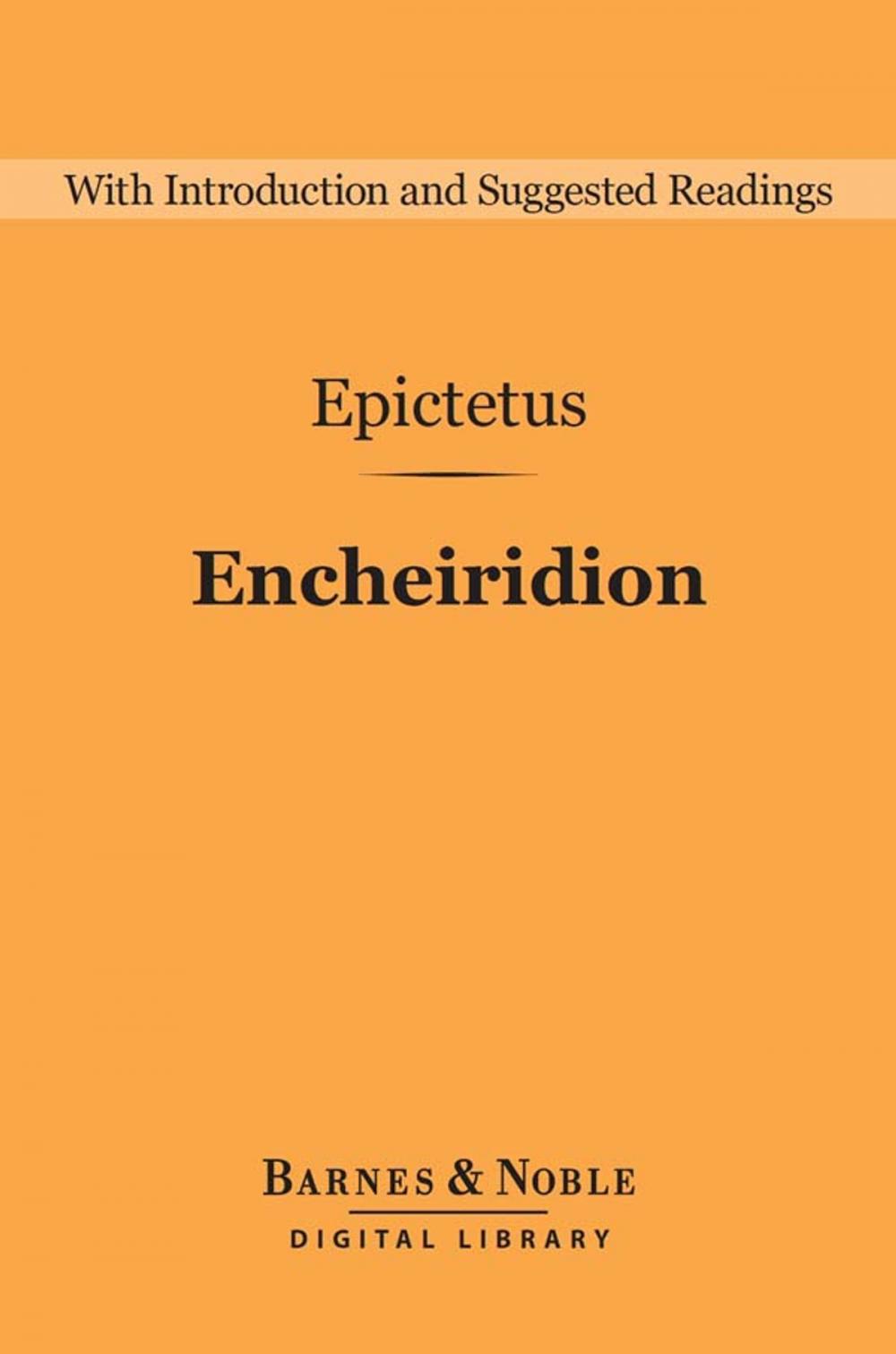 Big bigCover of Encheiridion [Barnes & Noble Digital Library)