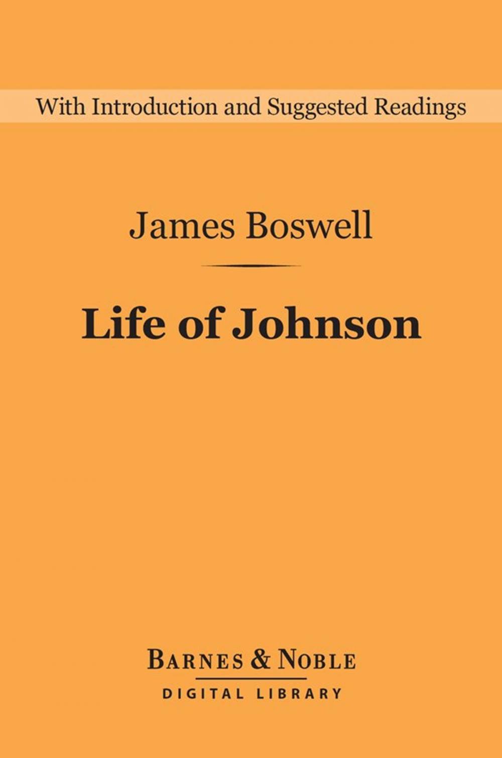 Big bigCover of Life of Johnson (Barnes & Noble Digital Library)