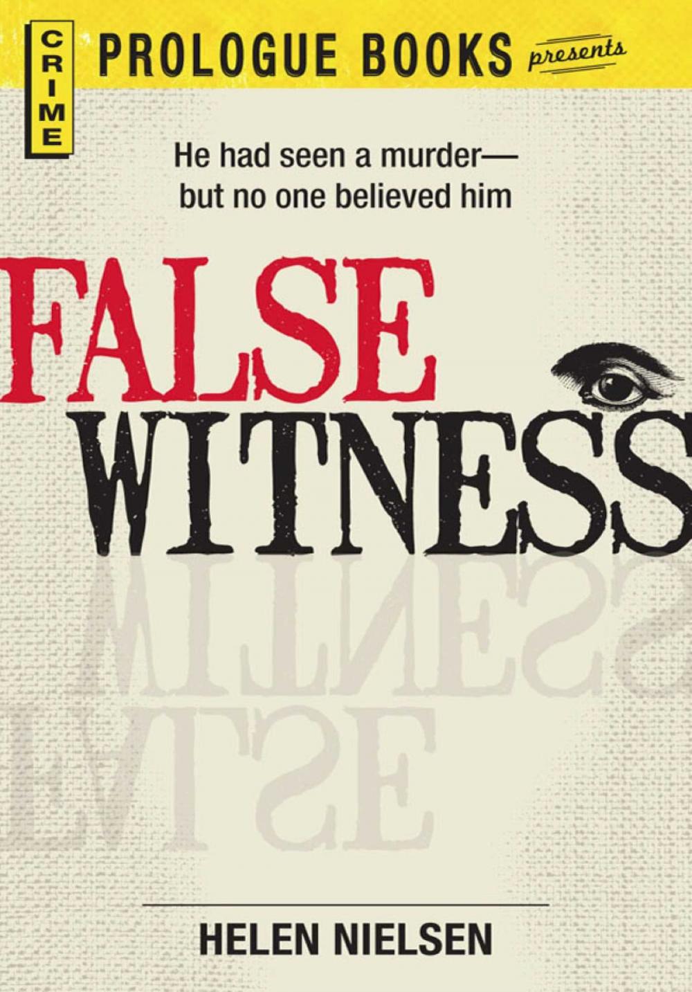 Big bigCover of False Witness