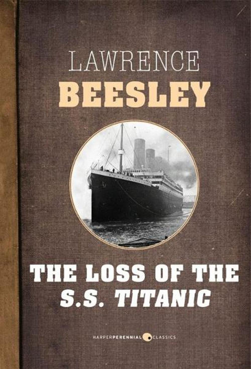 Big bigCover of The Loss Of The S.S. Titanic