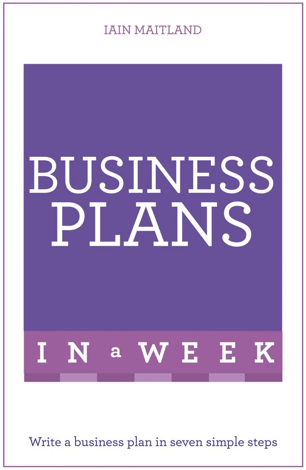 Big bigCover of Business Plans in a Week